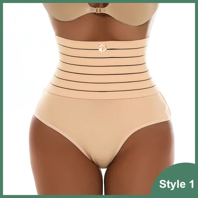 High Waist Postpartum Body Shaper Panties Plus Size