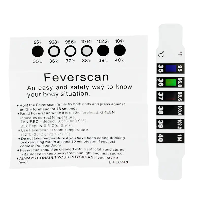 Flexible LCD Forehead Thermometer