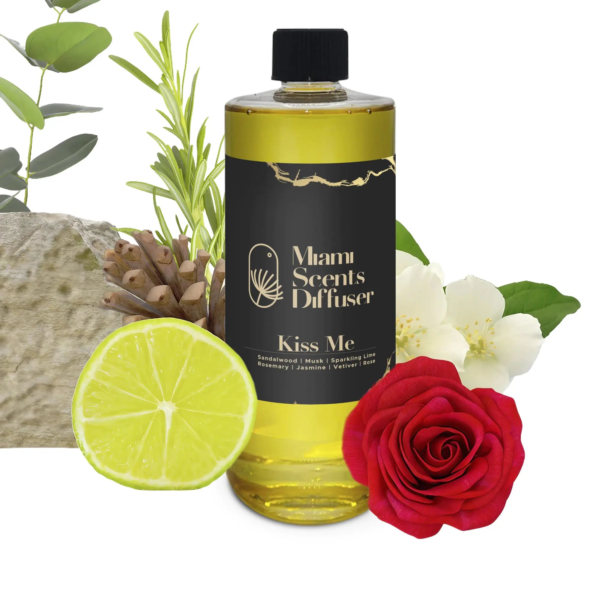 Kiss Me Scent 17 Fl - 500 ml Inspired by Bellagio Hotel Essential Oils Diffuser Hotel Scents Essential Oil Home Luxury Scents RefillAromatherapy OilsCollection of Hotel Diffuser OilMiami Oils.